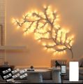 Willow Vine Lights, 8 Flash Model Twinkling Tree with Remote Control Flexible Wall Tree Lights for Living Room Bedroom Decorations, 71 Leds. 