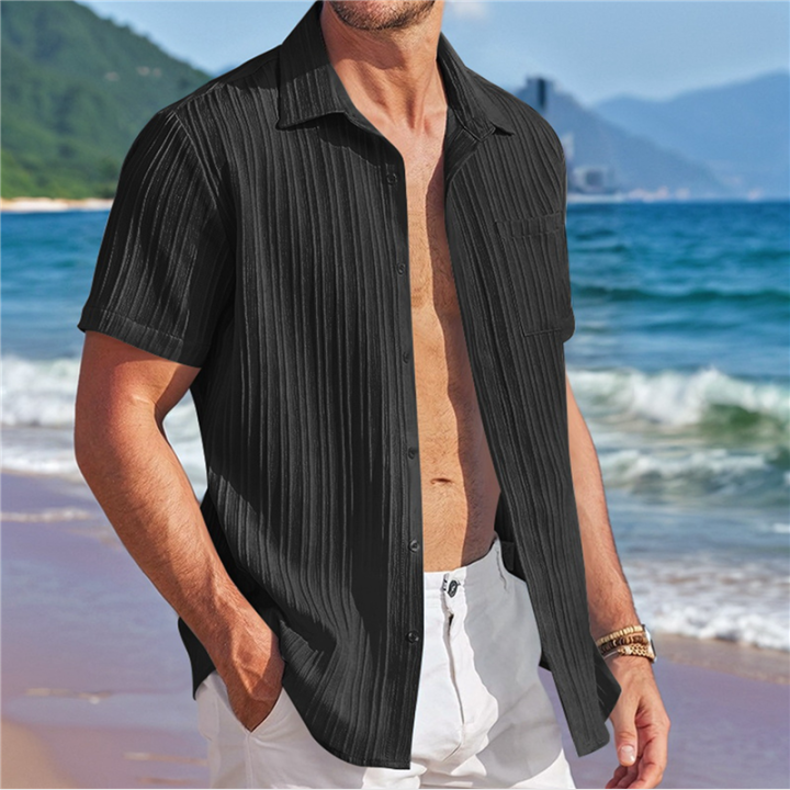 Men's%20Casual%20Button%20Down%20Shirts%20Black%20XL%20-%20Image%203
