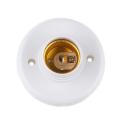 1/5PCS Bulb Parts Plastic Lamp Accessory Bulb Holder Round Socket E27 Lamp Base Screw Light. 