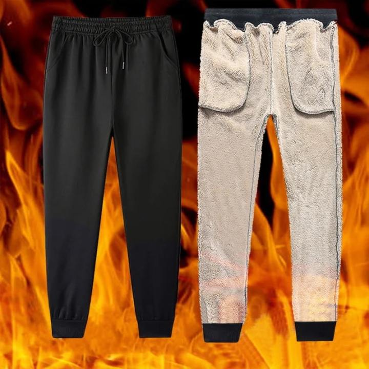 Thicken%20Warm%20Fleece%20Pants%20Men%20Winter%20Lambswool%20Casual%20Thermal%20Sweatpants%20-%20Image%202