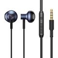 Baseus H19 6D Stereo Bass Headphone In-Ear 3.5mm Audio Jack Wired Headset with MIC Noise Reduction Stereo Earbuds Earphones for Samsung Xiaomi ViVO OPPO latop. 