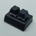 2 Keys Macro Programming Keyboard RGB Mini Keyboard Red Switch,White. 