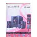 Silvertek 2.1 Channel Multimedia Speaker System - ST-3001. 