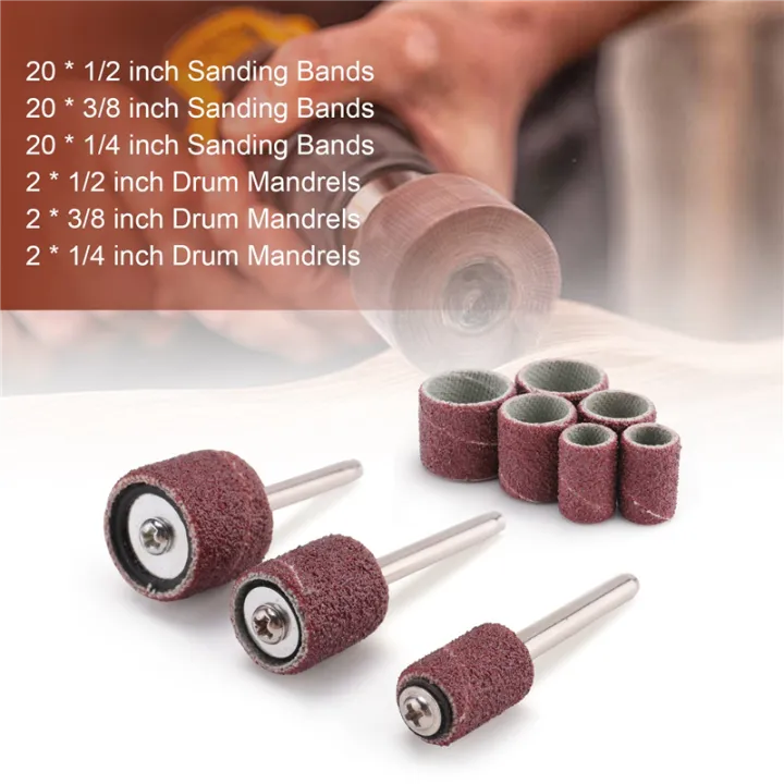 66%20Pcs%20Drum%20Set%2060%20Pcs%20Sanding%20Bands%20and%206%20Pcs%20Drum%20Mandrels%20-%20Image%204
