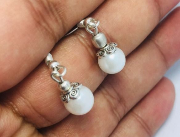 Cherry Beads Drop Jhumka Earrings For Women