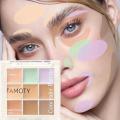 New goods tide【2025 Version】 Correction, Makeup Light, Face Color Palette, Long-Lasting Coverage, Waterproof Concealer, Toner, Bronzer, Contour, Brightening, High. 