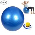 Anti-Burst Fitness Exercise Stability Yoga Ball/Swiss, Birthing, Gym Ball 75 Cm Random Colour. 