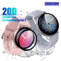 DISICHEN Curved Edge Screen Protector On For Samsung Galaxy Watch Active 2 Smartwatch 40mm 44mm Protective Soft TPU Clear Film Full Cover. 