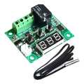 W1209 DC 12V LED Digital Thermostat Temperature Control Thermometer Thermo Controller Switch Module Red Blue Color + NTC Sensor. 