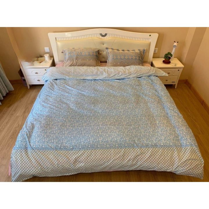 Ultra Soft Premium King Size Cotton Blanket Cover / Quilt Cover / Sirak Cover – 80x90 inches