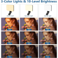 7 Mode 60 LED Selfie Fill Light, 2200mAh Rechargeable Cell for Phone Light, Portable Clip-on Design for Phone/Tablet/Laptop. 