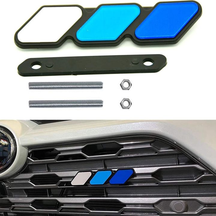 JINMY%202X%20for%20-%20Sequoia%204Runner%20Front%20Grille%20Badge%20Tri-Color%20Emblem%20Badge%20with%20Mounting%20-%20Image%206