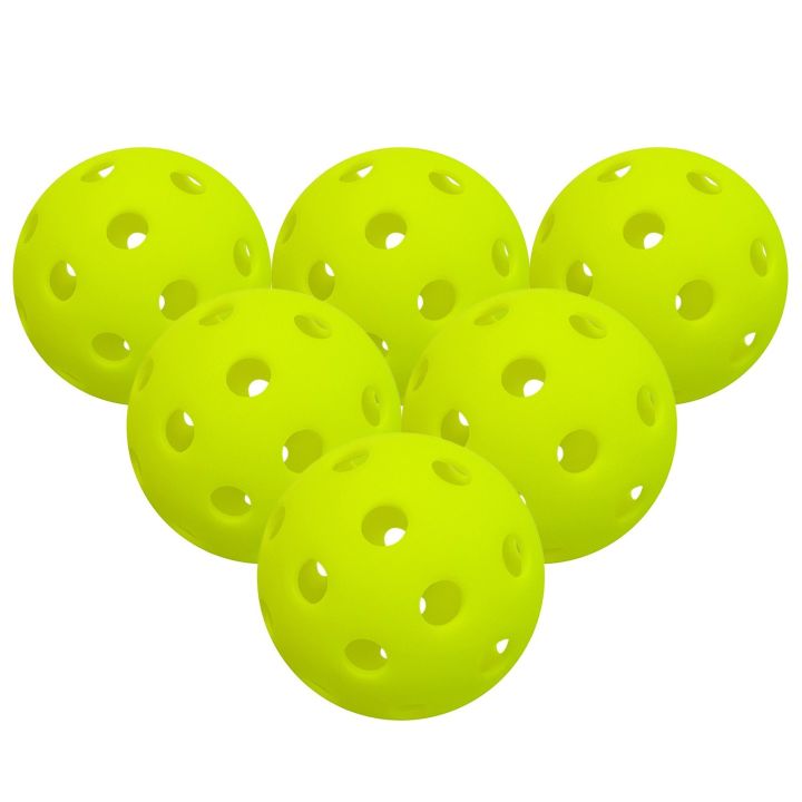 12 Packs 40 Holes Outdoor Pickleball Balls for Outdoor Courts