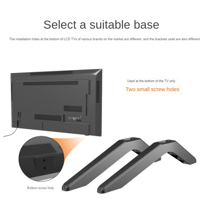 TV%20Stand%20Base%20Replacement%20Stand%20Legs%20Stand%20for%20TV%20for%20TV%2032%2040%2043%2049%2050%2055%2065%20Inch%20TV,%20for%2028D2700%2032S321%20with%20Screws%20-%20Image%203