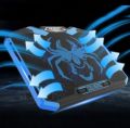 NUOXI Q7 Ultra Professional 5 Fan LED Backlit Speed And Height Adjustable Gaming Laptop Stand Cooling Pad. 
