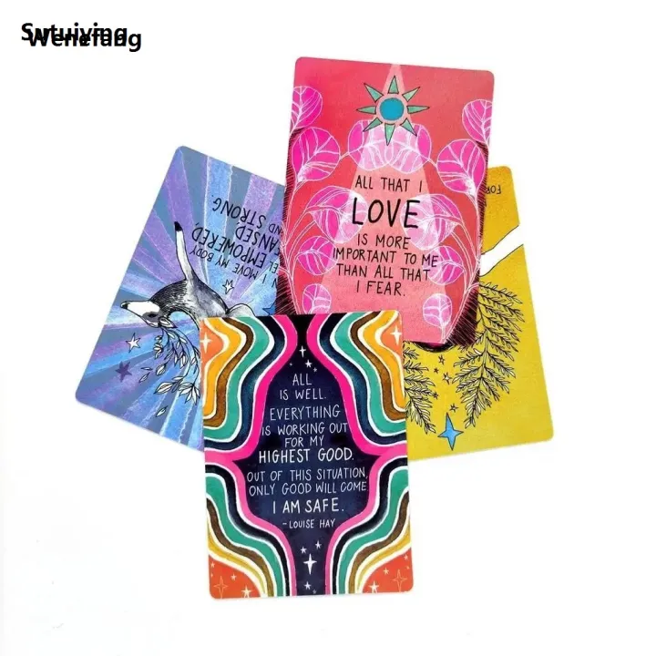 Wenefang%20Sutuiying%20Spirit%20Junkie%20Tarot%20Cards%20English%20Portable%20Profesional%20Version%20Divination%20Tarot%20Deck%20-%20Image%204