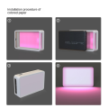 Mini Mobile Phone LED Dimmable Rgb Fill Light for Multi Smartphones. 