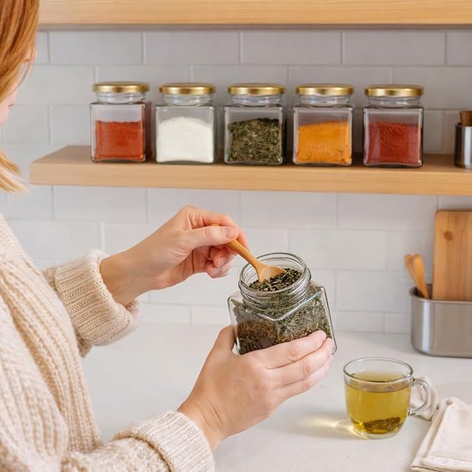MM%205%20Piece%20Glass%20Jars%20/%20Jar%20280-300%20ml%20with%20Golden%20Lid%20Anti-Leak%20Jar%20with%20Metal%20Lid%20Container/Containers%20-%20Image%202