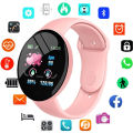D18 Smart Watch Heart Rate Monitor Men's Women's Smartwatch Round Fitness Digital Watches for Men Women Band Bracelet PK D20 B41. 