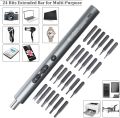 Precision Electric Screwdriver - 28 IN 1 Cordless Rechargeable Screwdriver Sets Magnetic - Battery Power Screwdriver Pen Perfect for Laptop/Cell Phone/Watch/PC/Camera Repair Tool Kit. 