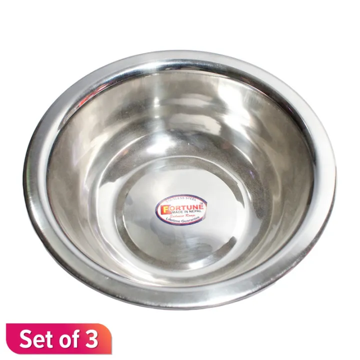 Fortune%20Stainless%20Steel%20Plain%20Bowl%20Set%203%20-%20Image%203