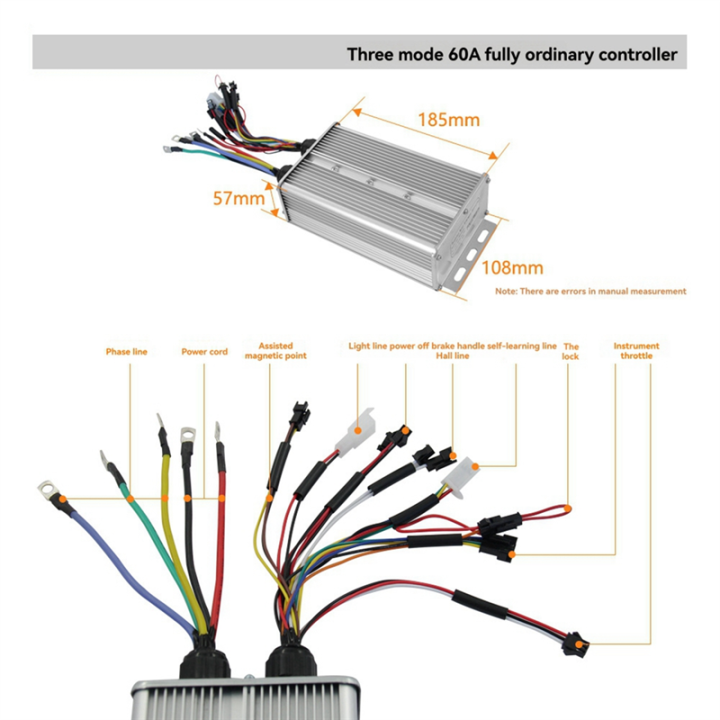 M5%20Electric%20Bike%20Color%20LCD%20Display%20Meter%2048V-72V/60A%2018%20Tube%20Sine%20Wave%20Controller%20E%20Scooter%20LCD%20Panel%20for%20Mountain%20EBike%20-%20Image%202