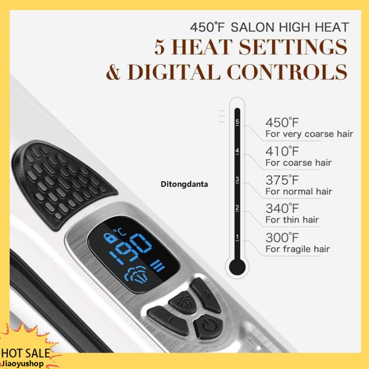 MengsanSpecial%20EU%20Comb%20with%20Steam%20Iron%20Nano%20Hair%20Straight%20Salon%20Professional%20A66Z%20Steam,%20Titanium,%20Detachable%20Plug%20-%20Image%202