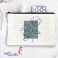 Flower illustration Fluffy Pencil Case Cute Murah For School Use  Free customization   RAHT. 