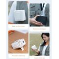 Mini 3600mAh Waist Mounted Fan Flashlight Anti Drop Shock Waist Clip on Fan Handheld Cooling Hanging Neck Fan Sports. 