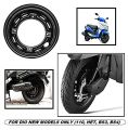 Wheel Rim Compatible For Honda Activa New/Dio Old/New (Black). 