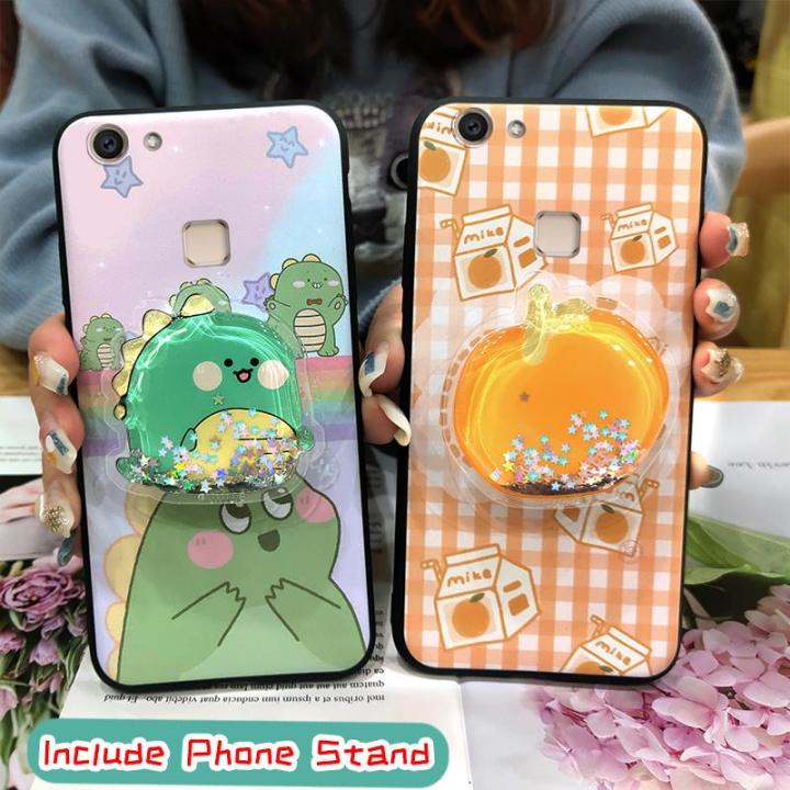 Cartoon%20Waterproof%20Phone%20Case%20For%20VIVO%20V7%20Plus/Y79/Y73%20Soft%20Case%20Back%20Cover%20Fashion%20Design%20quicksand%20cute%20Anti-knock%20TPU%20-%20Image%206