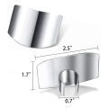 8 Pcs Stainless Steel Finger Guard,Finger Protector Hand Guard Avoid. 
