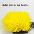 Detailing Tool Soft Bristle Car Tire Brush Heavy Duty Durable Design Wheel Cleaning Brush Short Handle Ergonomic Handle Automotive Detailing Tool Outdoor Cleaning. 