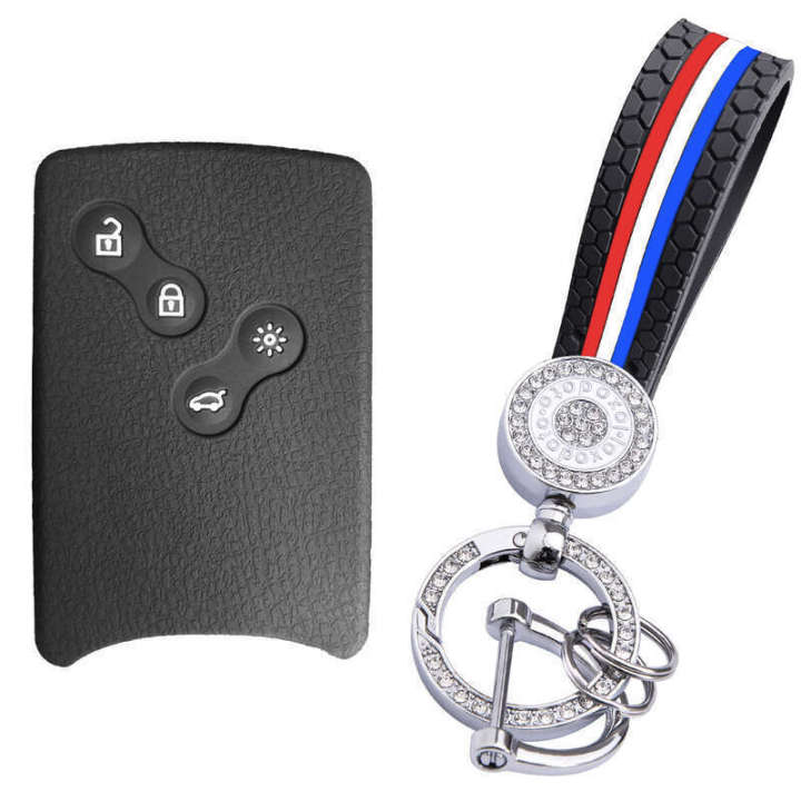 For%20Renault%20Stage%20Clio%20Logan%20Megane%202%203%20Koleos%20Scenic%20Card%20Keychain%20Case%204%20Button%20Car%20Silicone%20Cover%20Phone%20Number%20Key%20Chain%20Fit%20-%20Image%208