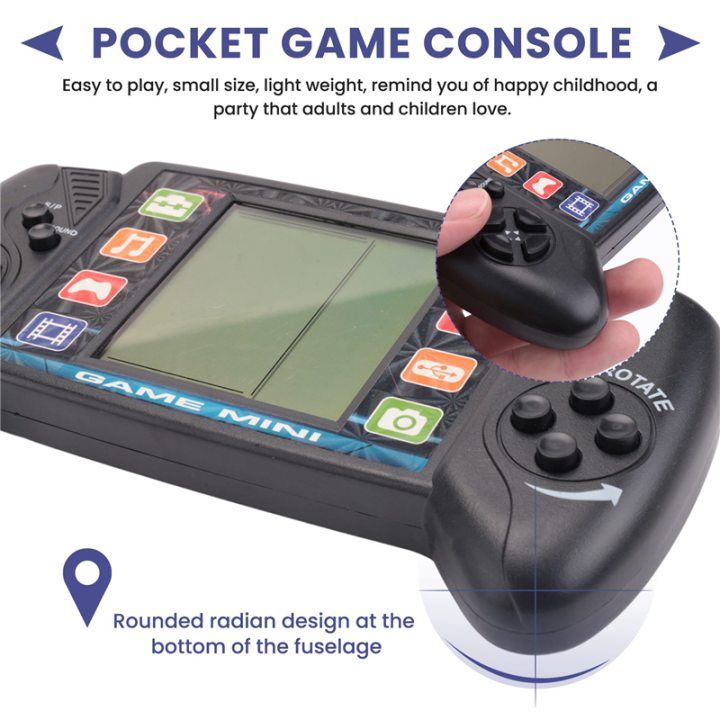 Fullhaodd%20Pocket%20Handheld%20Video%20Game%20Console%203.5in%20LCD%20Mini%20Portable%20Brick%20Game%20Player%20with%20Built-in%2023+26%20Games%20(Black)%20-%20Image%204