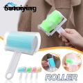 Sutuiying transparent bag Lint Remover Washable Clothes Hair Sticky Roller Reusable Portable Pet Hair Remover Sticky Roller Carpet Sofa Home Cleaning New. 