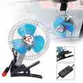 Car Vehicle Oscillating Fan 8Inch Dc 12V With Clip Clamp. 