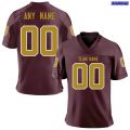 Anedshaop Custom Burgundy White American Football Jersey Personalized Printed women>women Team Name Number Men Women Youth Kids Uniform Fans Gift. 