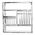 Steel Kitchen Rack 30×31 Inches. 