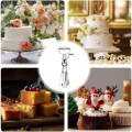 2PCS Egg Beater Hand Crank Stainless Steel Rotary Hand Whip WhiskHand Crank Egg Beater Mixer Manual Hand Mixer. 