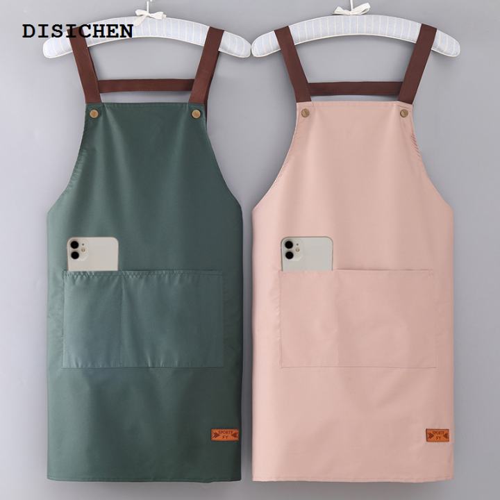 DISICHEN%202025%20Kitchen%20Apron%20Women%20Men%20Waterproof%20And%20Oil%20Release%20Catering%20Work%20Clothes%20With%20Pockets%20Home%20Hotel%20Resturant%20Coffee%20Shop%20Cleaning%20-%20Image%203