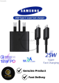 Uonevic zSB Typ Adapter + U Samsung 25W Fast Charging Luxury Adapter C to Type C Cable Mobi bi. 