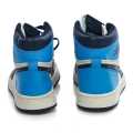 Unisex Blue Color J1 Obsidian Sneakers. 
