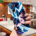UCUC for Realme 10 Back Cover Anime Naruto Luxury Glossy Hard Plastic Phone Cases. 