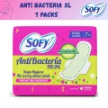 Sofy Body Fit Anti Bacteria XL Sanitary Napkins - 7 Pads Pack XL 7 N. 