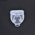 1 Pc Dental Mouth Guard Stop Teeth Grinding Bruxism Eliminate Clenching Sleep Aid Prevent Molar Braces Tool Silicone With Box. 