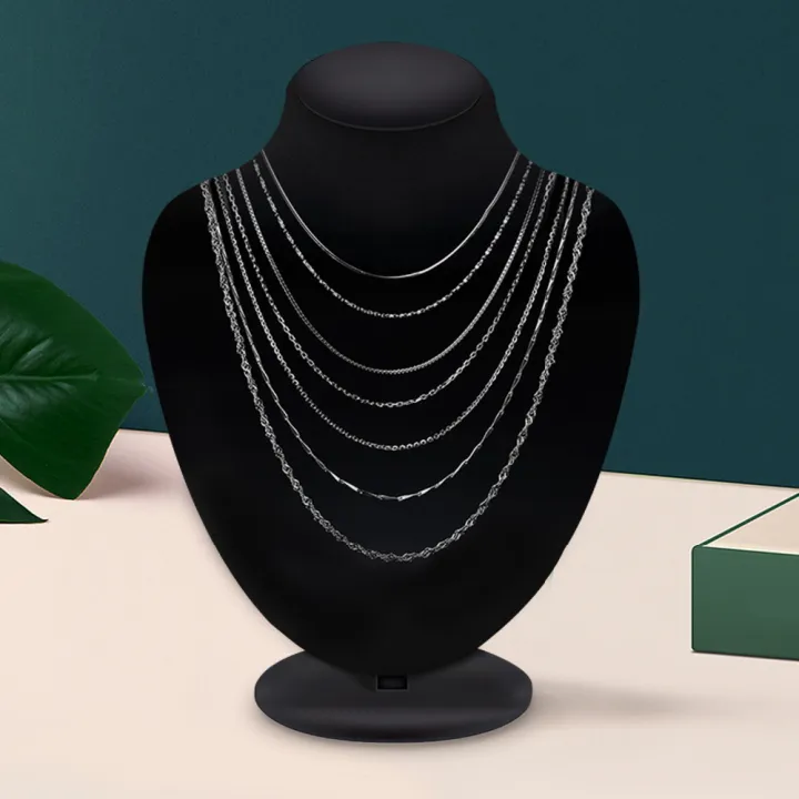 2025%20Necklace%20Women's%20Singapore%20Box%20Chain%20Her%20Snake%20Bar%20Ingot%20Twist%20Mark%2000%25%2092yPalacJewelre%20Genuine%2015%20Sterling%20Silver%20Necklace%20Trace%20Belc%20-%20Image%203