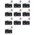 10 Pcs Mini Micro Limit Switch Roller Lever Arm SPDT Snap Action LOT. 