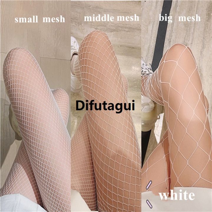 Difutagui%20Women's%20Long%20Fishnet%20Body%20Stockings%20Fish%20Net%20Pantyhose%20Mesh%20High%20Quality%20Nylon%20Tights%20Lingerie%20Black%20Thigh%20High%20Waist%20Hosiery%20-%20Image%202