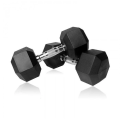 RUBX 5 Kg Rubber Hex Dumbbell (Pair), 5 Kg Dumbell, Rubber Hex Dumbell ( 5Kg*2 Pc = 10 Kg), Dumbbells. 